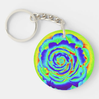 Thermal Rose Key Ring