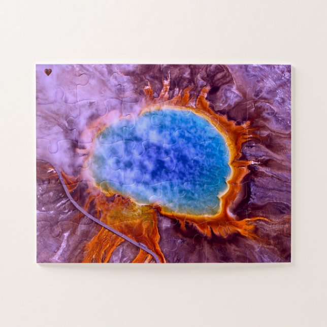 Thermal Springs Wyoming Jigsaw Puzzle (Horizontal)