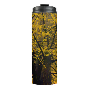 Thermal Tumbler Fall Yellow Tree Painting
