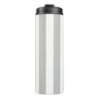 Thermal Tumbler Grey & White Stripe