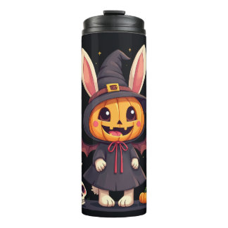 Thermal Tumbler Halloween Witch Rabbit