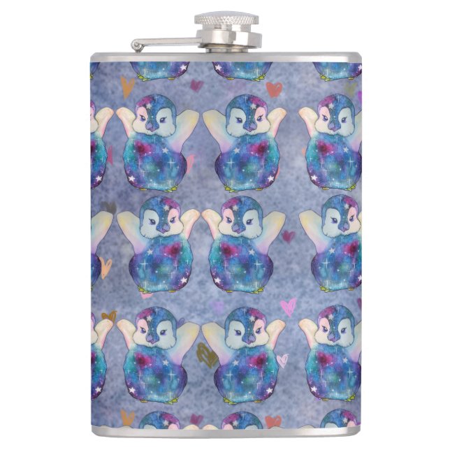 Thermal Tumbler Hip Flask (Front)