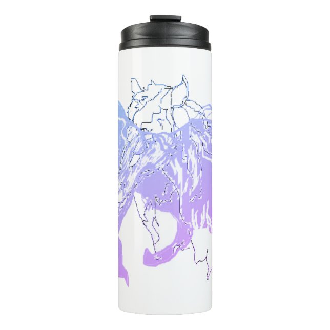 Thermal Tumbler : Horses (Front)
