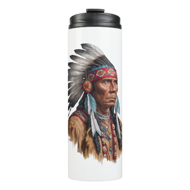 Thermal Tumbler - Native Americans (Front)
