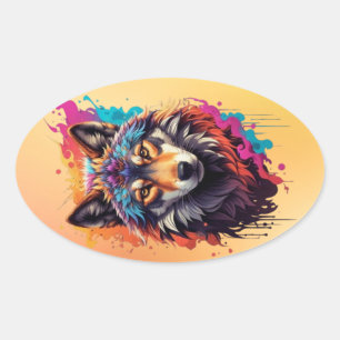 Thermal Tumbler Oval Sticker