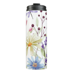 Thermal Tumbler: Wildflowers Design Tumbler