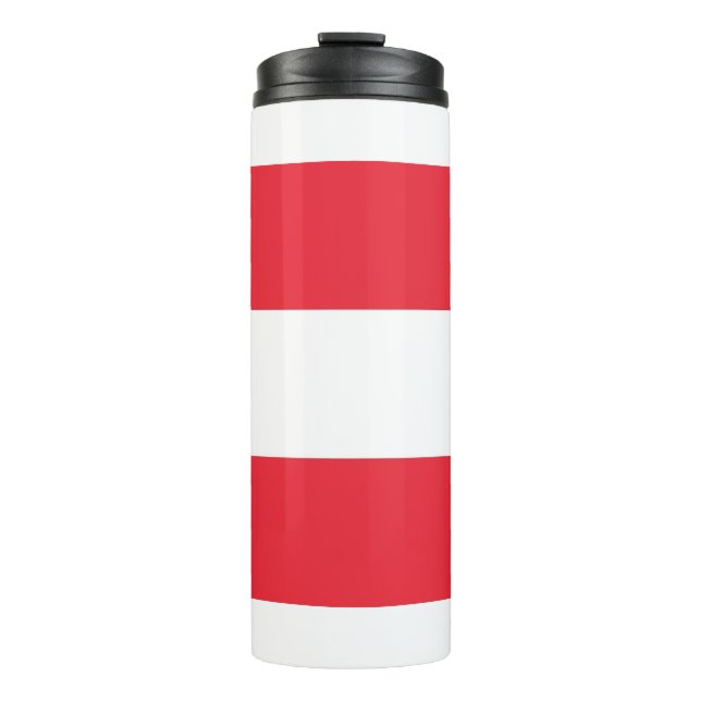 Thermal Tumbler with flag of Austria (Front)