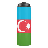 Thermal Tumbler with flag of Azerbaijan