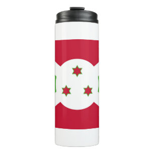 Thermal Tumbler with flag of Burundi