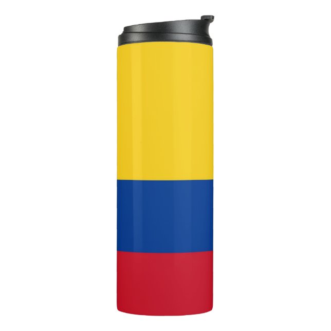 Thermal Tumbler with flag of Colombia (Rotated Left)