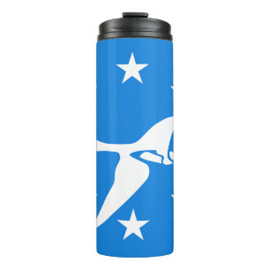 Thermal Tumbler with flag of Corpus Christi