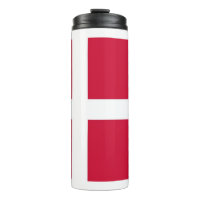 Thermal Tumbler with flag of Denmark