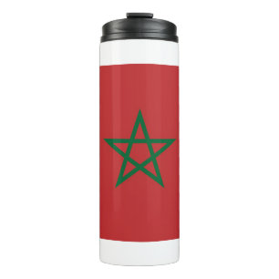 Thermal Tumbler with flag of Morocco