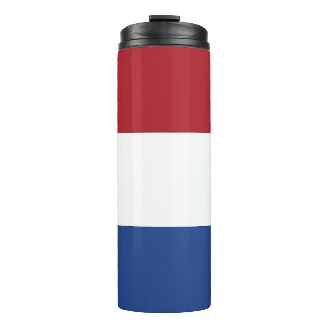 Thermal Tumbler with flag of Netherlands (Front)