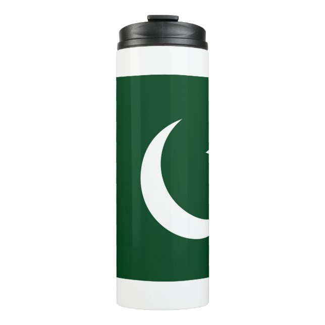 Thermal Tumbler with flag of Pakistan (Front)