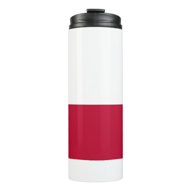 Thermal Tumbler with flag of Texas, USA (Front)