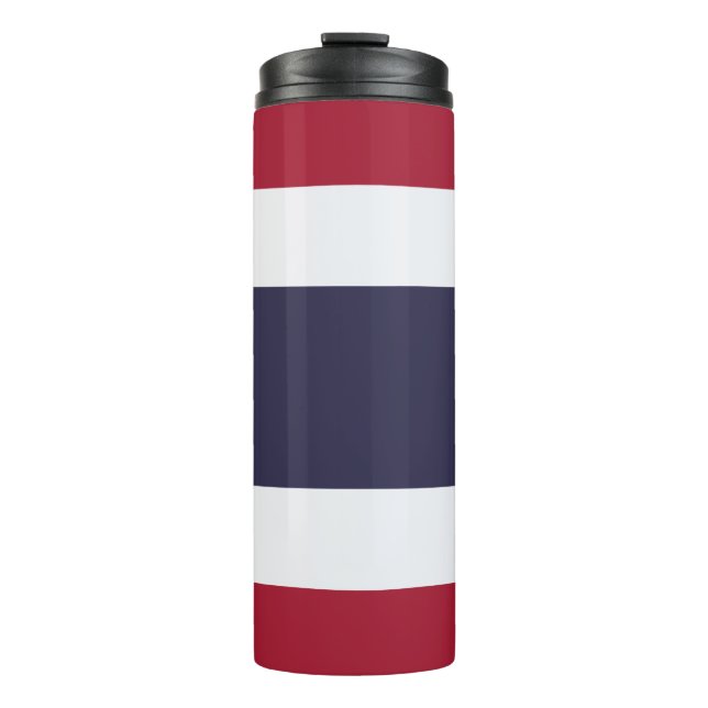 Thermal Tumbler with flag of Thailand (Front)
