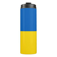 Thermal Tumbler with flag of Ukraine