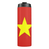 Thermal Tumbler with flag of Vietnam