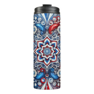 Thermal Tumbler with French Colours Design