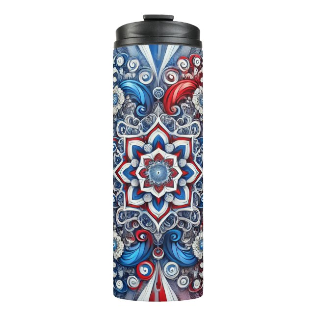 Thermal Tumbler with French Colours Design (Front)