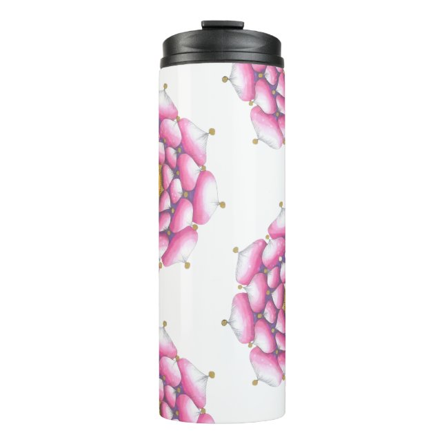 Thermal Tumbler with Mandala Design (Front)