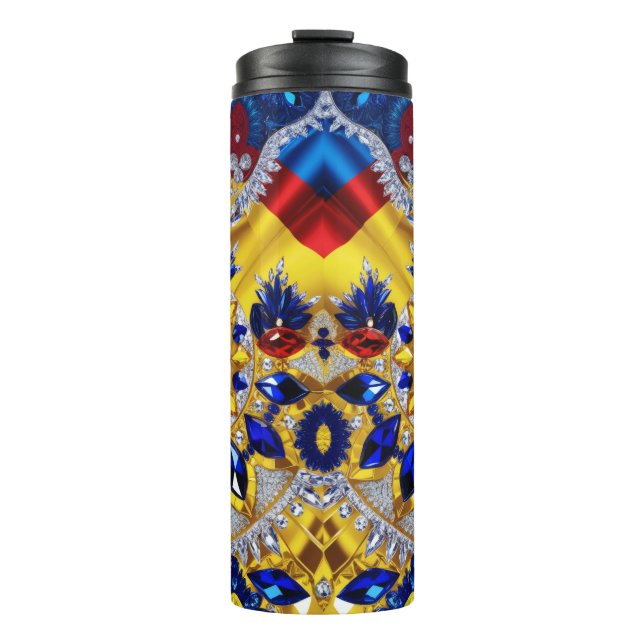 Thermal Tumbler with Romanian Colours (Front)