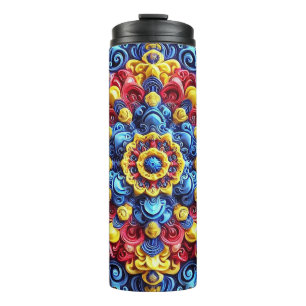 Thermal Tumbler with Romanian Colours