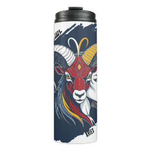Thermal Vaso Lady Aries - Zodiac Woman Tumbler