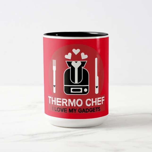 Thermo Chef Novelty Kitchen Two-Tone Coffee Mug (Center)