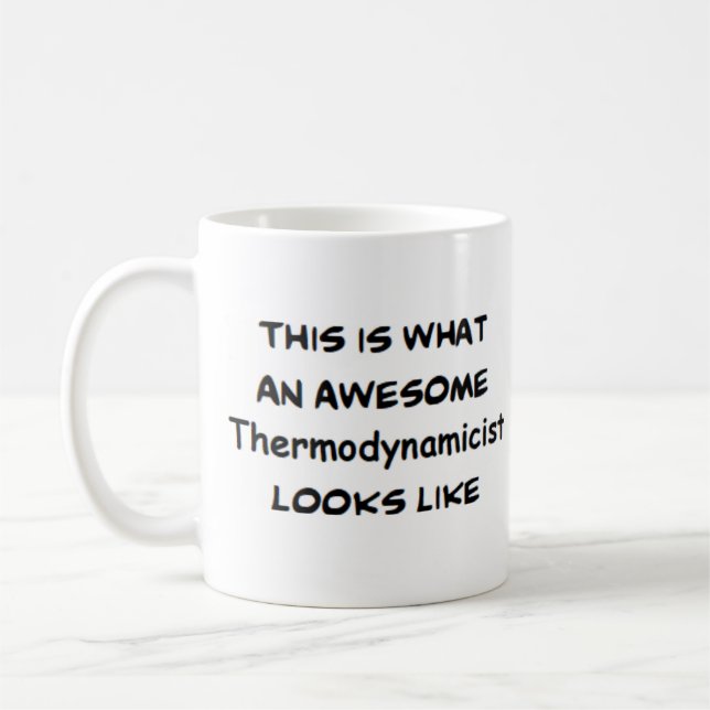 thermodynamicist, awesome coffee mug (Left)