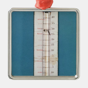 Thermometer surmounted with a phrygian bonnet metal ornament