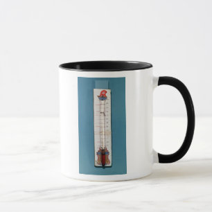 Thermometer surmounted with a phrygian bonnet mug