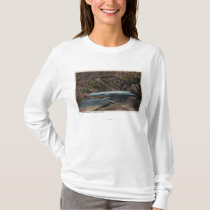 Thermopolis, WY - Big Horn Hot Springs View T-Shirt