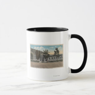 Thermopolis, WY - View of Big Horn Bath House Mug