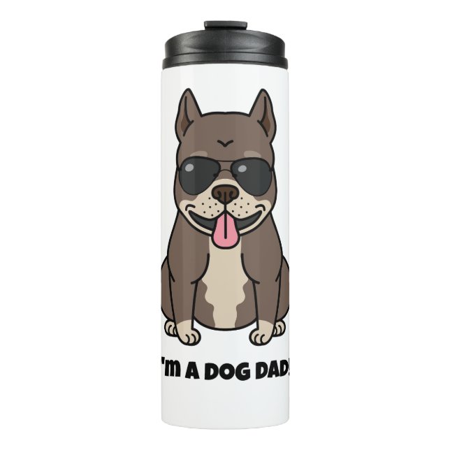 Thermosbeker, a perfect gift for dad. thermal tumbler (Front)