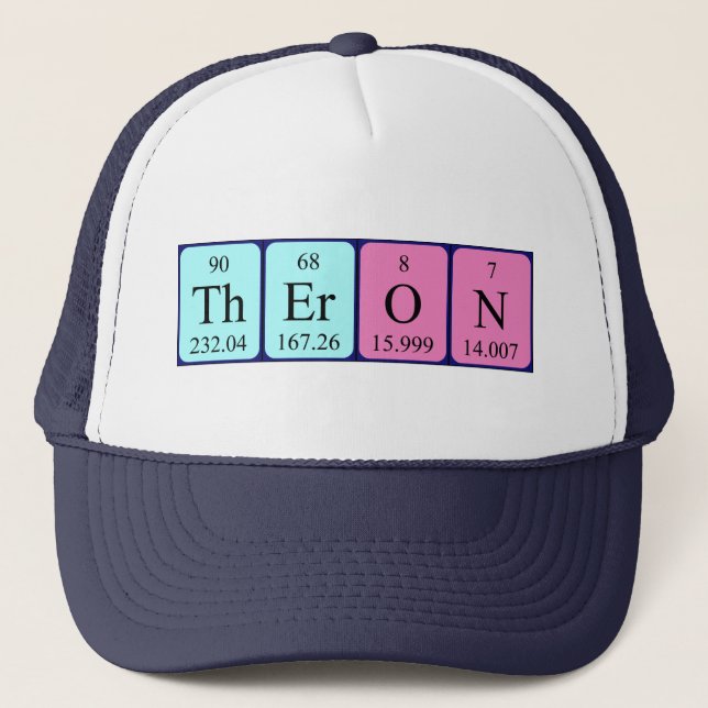 Theron periodic table name hat (Front)