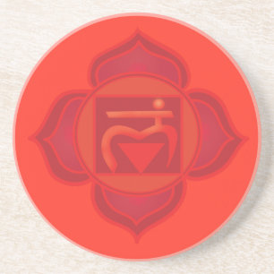 TheRoot Chakra Drink Coaster
