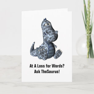 TheSaurus Birthday Humour Card