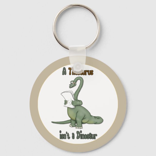 Thesaurus Dinosaur Key Ring (Front)