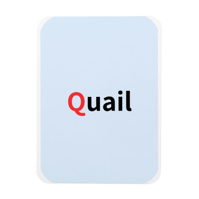 These are coloured alphabet flashcards. magnet (Vertical)