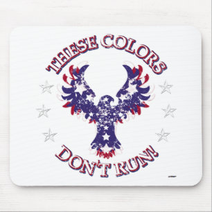 These Colours Don't Run! Eagle Stars & Stripes Mouse Pad