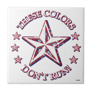 These Colours Don't Run! Star Ceramic Tile