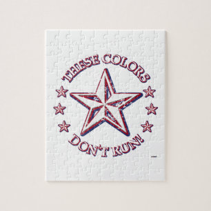 These Colours Don't Run! Star Jigsaw Puzzle