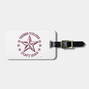 These Colours Don't Run! Star Luggage Tag