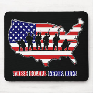 These Colours Never Run! Mousepad