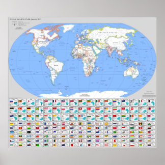 These Fair Shores Political Map, Jan 2021 Poster