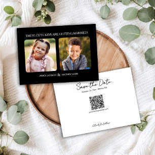These Kids are Getting Married Childhood Photos  Invitation