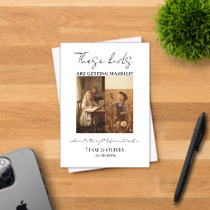 These Kids Are Getting Married & Rehearsal Dinner Acrylic Invitations