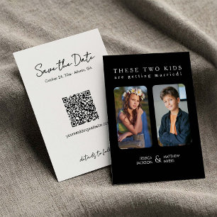 These Two Kids are Getting Married Childhood Pics Invitation